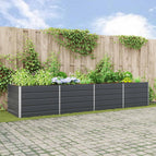 385 x 100 x 75 cm / Antraciet