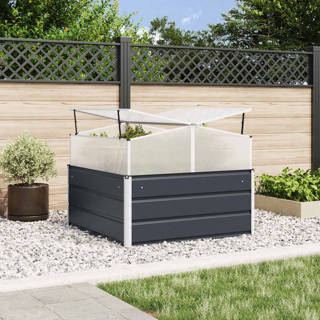 Plantenbak 100 X 100 X 77 Cm Gegalvaniseerd Staal