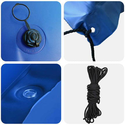 Winter Pool Kussen Blauw Pvc