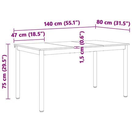 Eettafel Massief Grenenhout