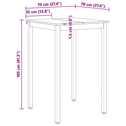 Bartafel Massief Grenenhout