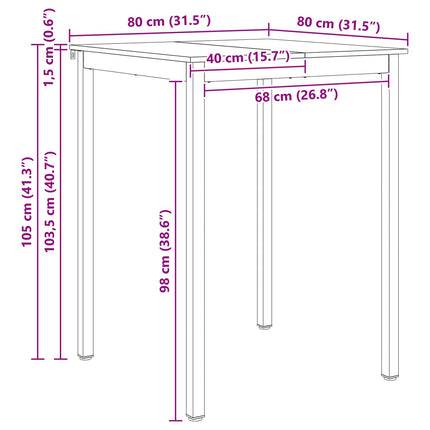 Bartafel Massief Grenenhout