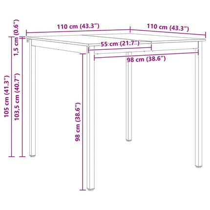 Bartafel Massief Grenenhout