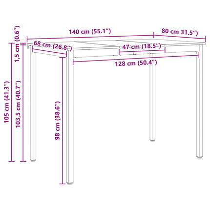 Bartafel Massief Grenenhout