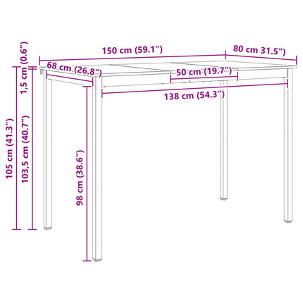 Bartafel Massief Grenenhout