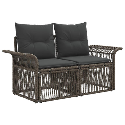 Tuinbank 2-Aantal Zitplaatsen Poly Rattan