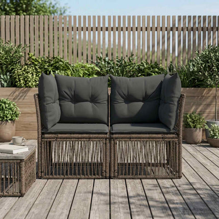 Tuinbank 2-Aantal Zitplaatsen Poly Rattan