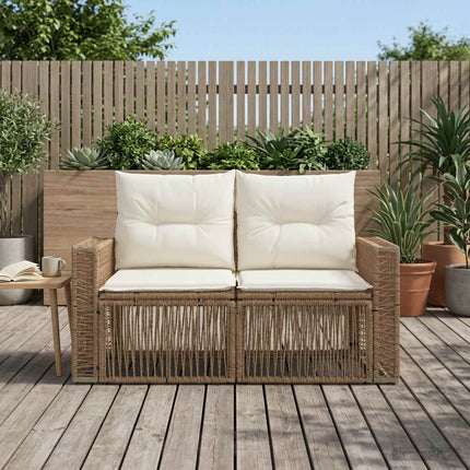 Tuinbank 2-Aantal Zitplaatsen Poly Rattan