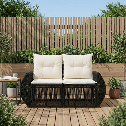 Tuinbank 2-Aantal Zitplaatsen Poly Rattan