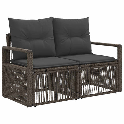 Tuinbank 2-Aantal Zitplaatsen Poly Rattan