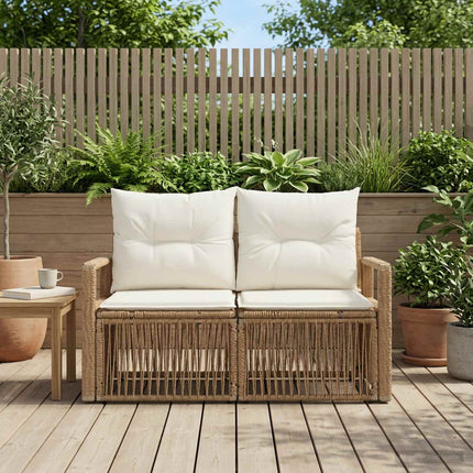 Tuinbank 2-Aantal Zitplaatsen Poly Rattan