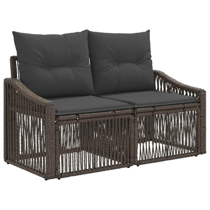 Tuinbank 2-Aantal Zitplaatsen Poly Rattan