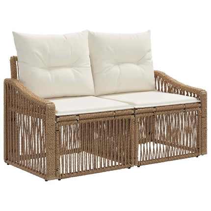 Tuinbank 2-Aantal Zitplaatsen Poly Rattan