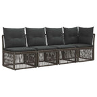 Grijs / 4-zits sofa met linkerarm