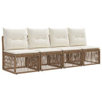 Beige / 4-persoons bank