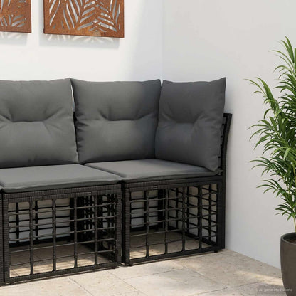 Modulaire Outdoor Hoek Sofa Eenheid Poly Rattan