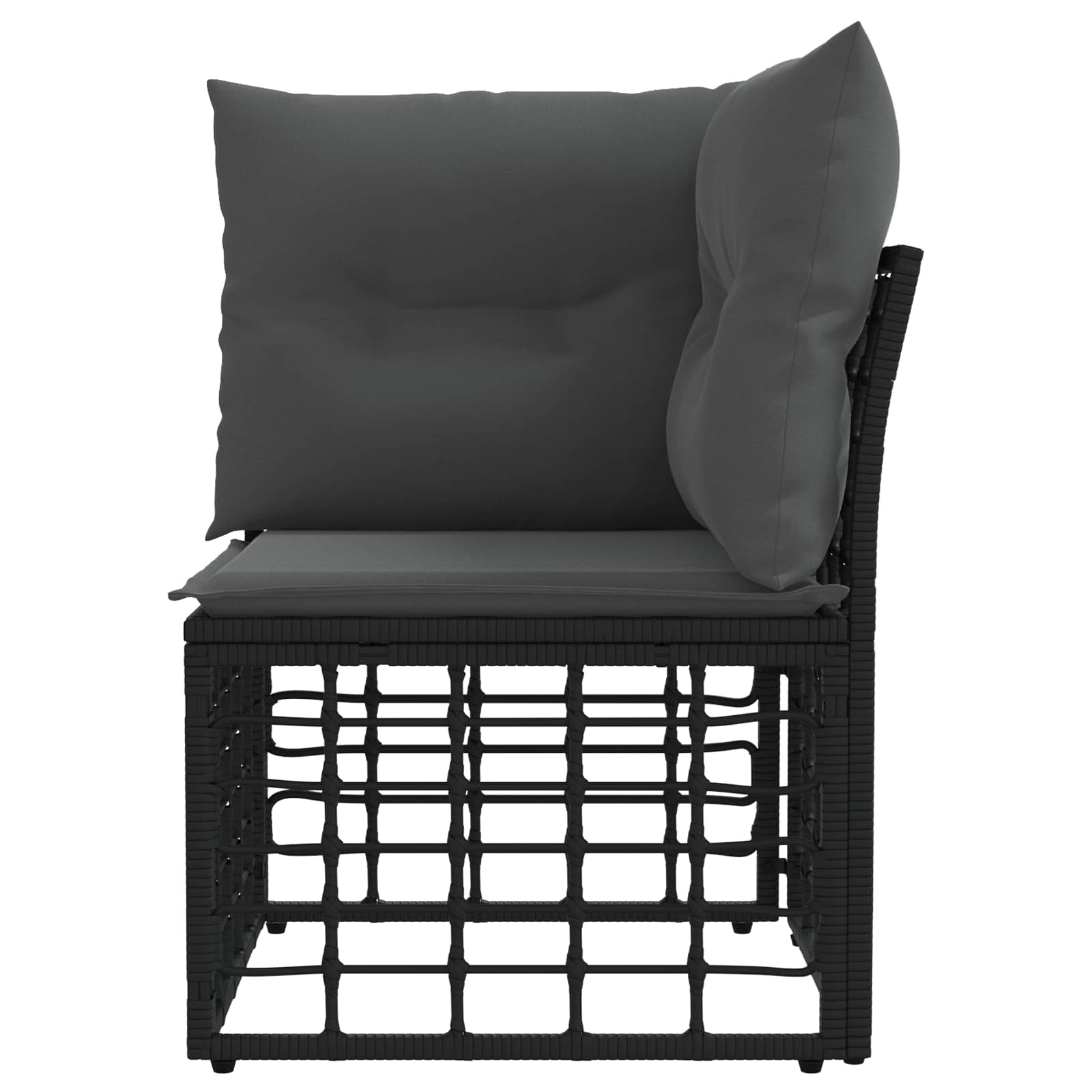 Modulaire Outdoor Hoek Sofa Eenheid Poly Rattan
