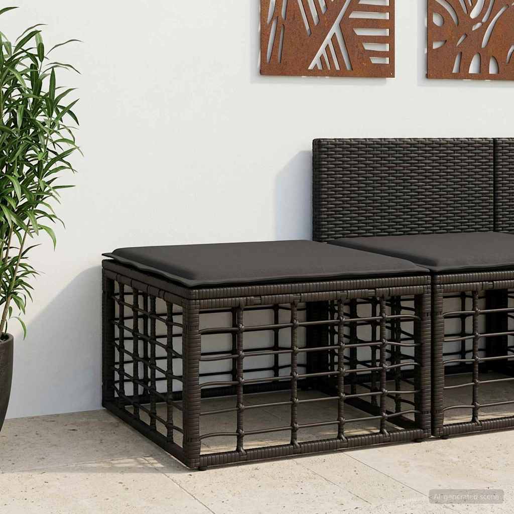 Modulaire Outdoor Hoek Sofa Eenheid Poly Rattan