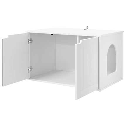Kattenhuis 85 X 55 X 50,5 Cm Bewerkt Hout