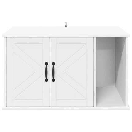 Kattenhuis 85 X 55 X 50,5 Cm Bewerkt Hout