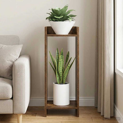 Plantenstandaard 2 St Geconstrueerd Hout