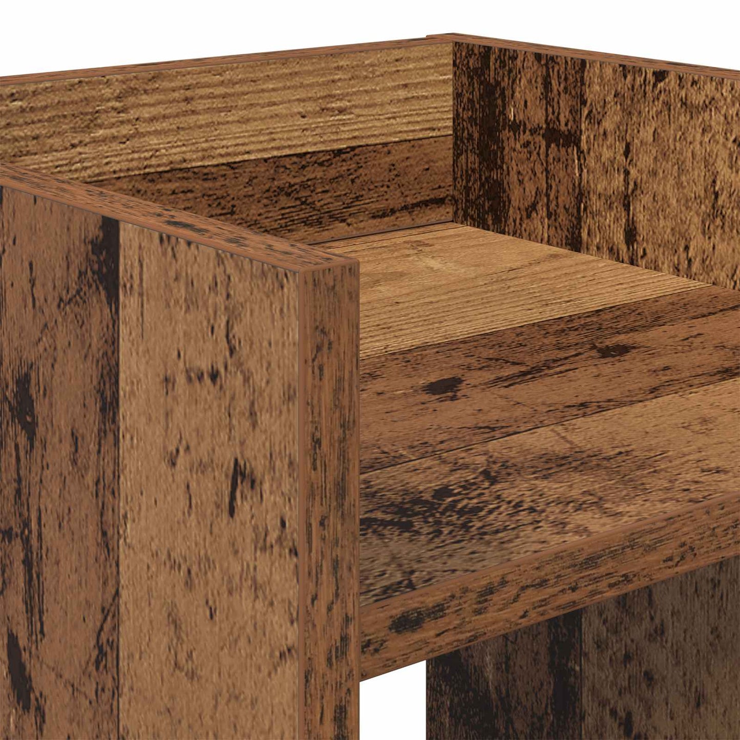 Plantenstandaard Met Plank 2 Pcs Oudhout