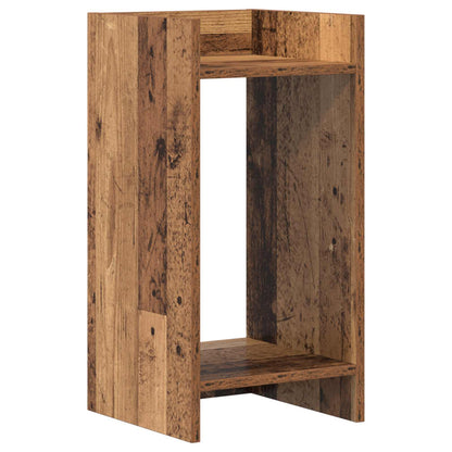 Plantenstandaard Met Plank 2 Pcs Oudhout