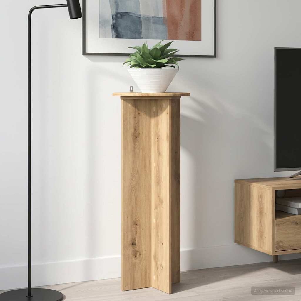 Plantenstandaard 2 Pcs Bewerkt Hout