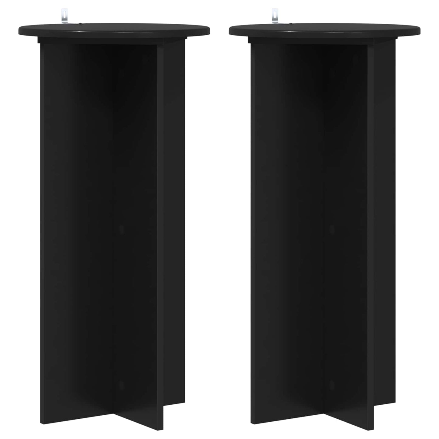 Plantenstandaard 2 Pcs Bewerkt Hout
