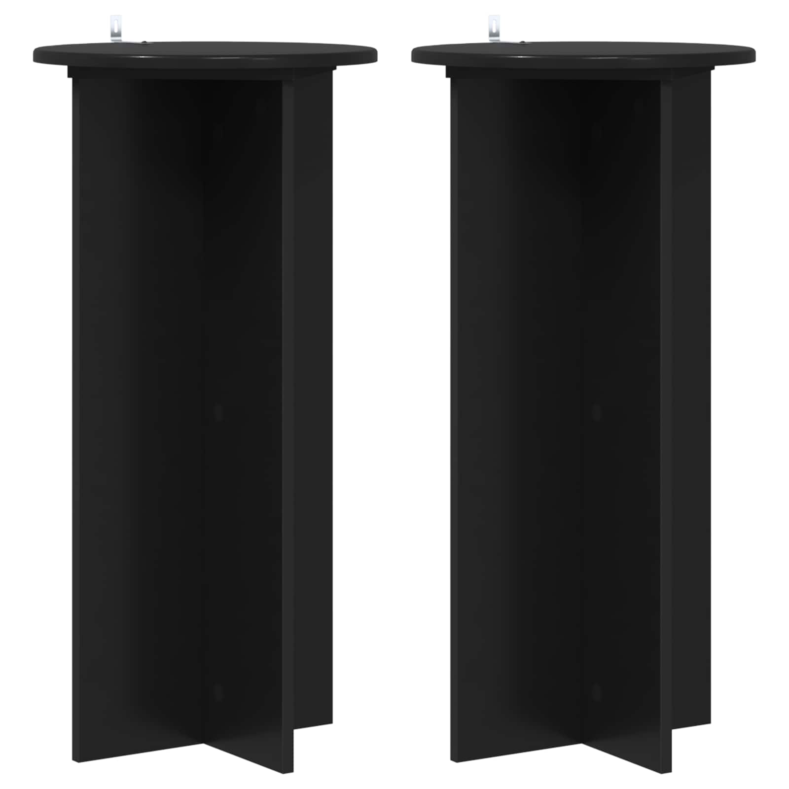 Plantenstandaard 2 Pcs Bewerkt Hout