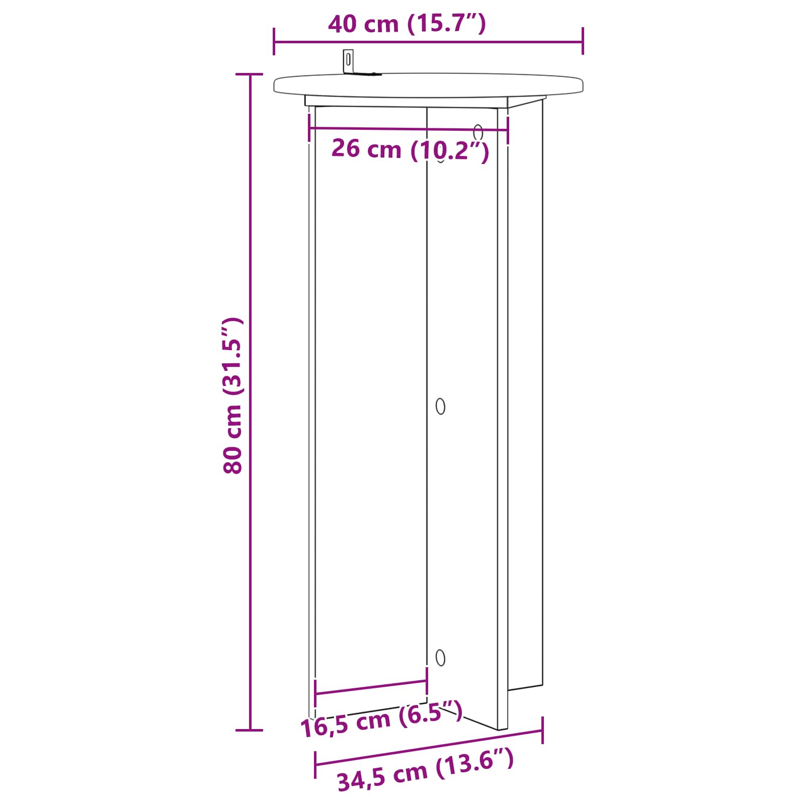 Plantenstandaard 2 Pcs Bewerkt Hout