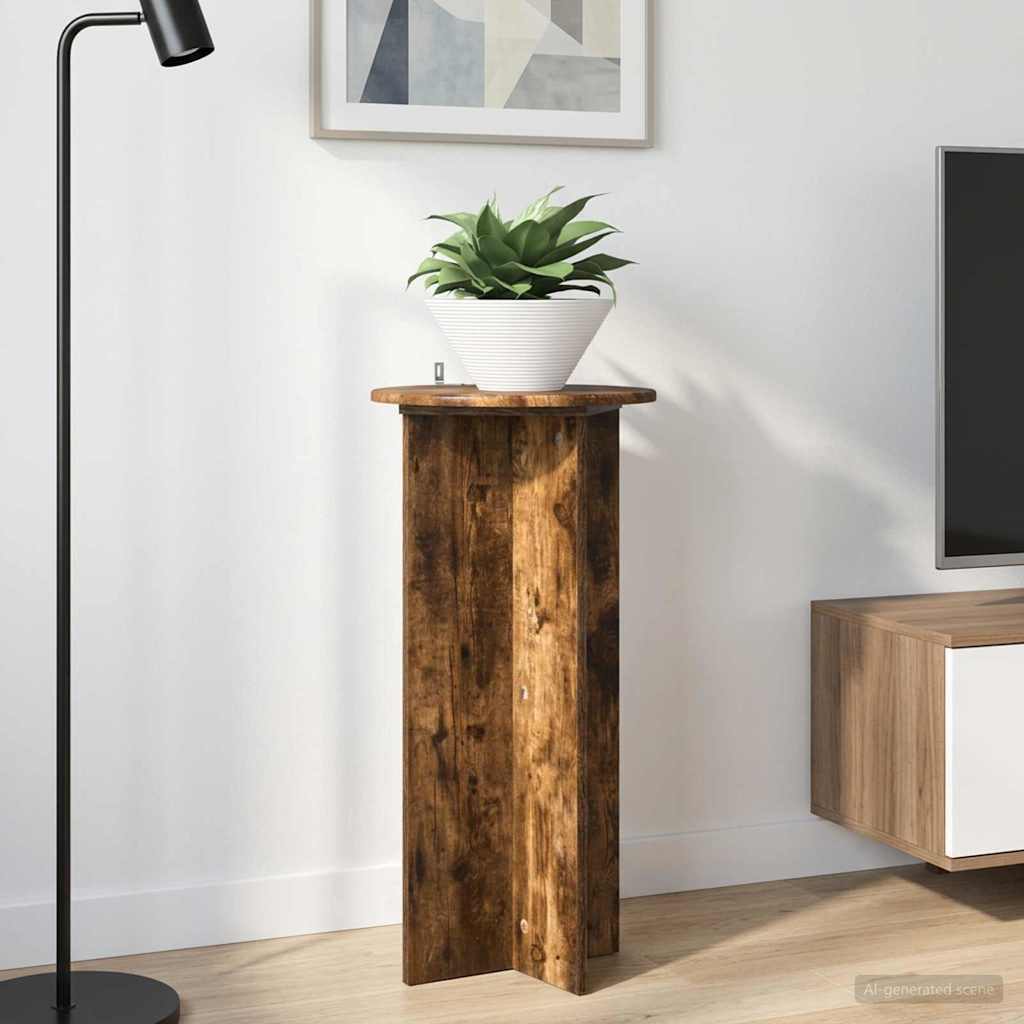 Plantenstandaard 2 Pcs Bewerkt Hout