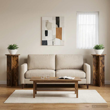 Plantenstandaard 2 Pcs Bewerkt Hout