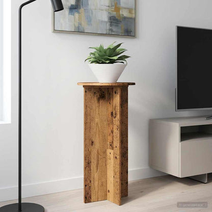 Plantenstandaard 2 Pcs Bewerkt Hout