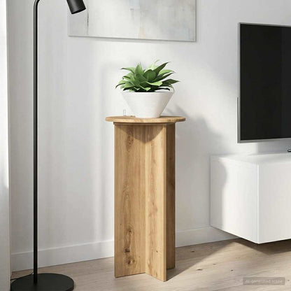 Plantenstandaard 2 Pcs Bewerkt Hout
