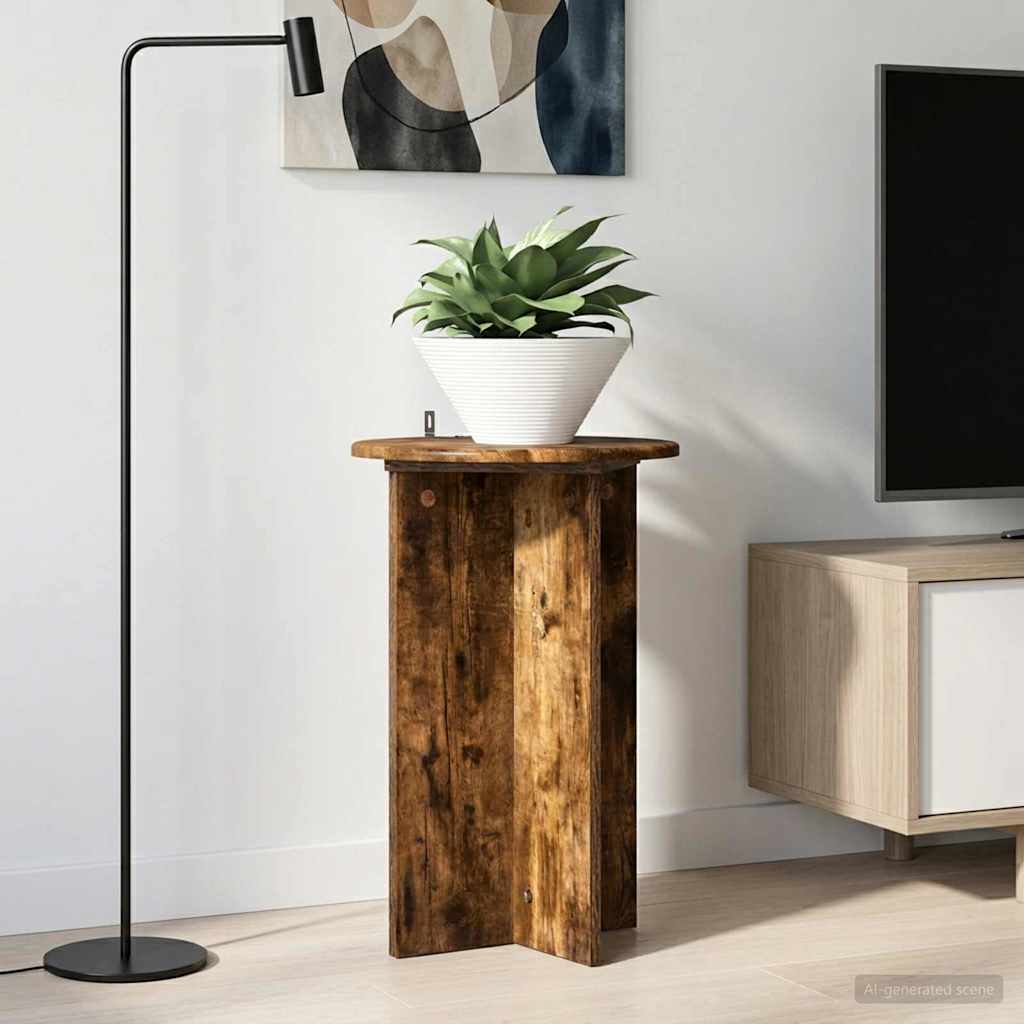 Plantenstandaard 2 Pcs Bewerkt Hout