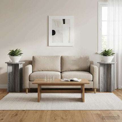 Plantenstandaard 2 Pcs Bewerkt Hout