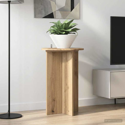 Plantenstandaard 2 Pcs Bewerkt Hout