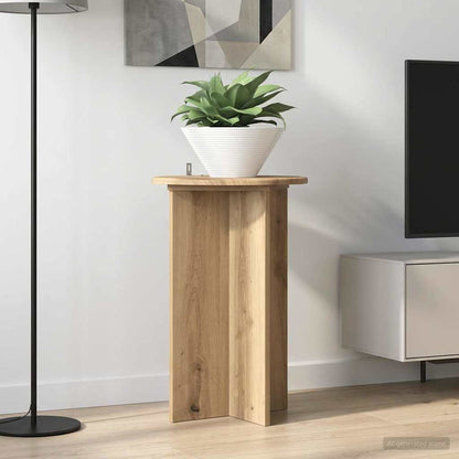 Plantenstandaard 2 Pcs Bewerkt Hout
