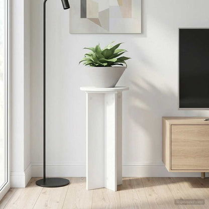 Plantenstandaard 2 Pcs Bewerkt Hout