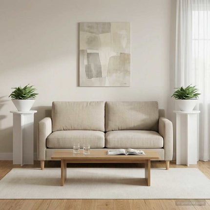 Plantenstandaard 2 Pcs Bewerkt Hout