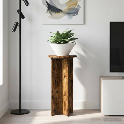 Plantenstandaard 2 Pcs Bewerkt Hout