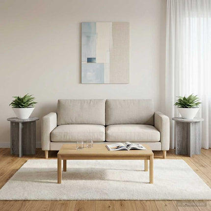 Plantenstandaard 2 Pcs Bewerkt Hout