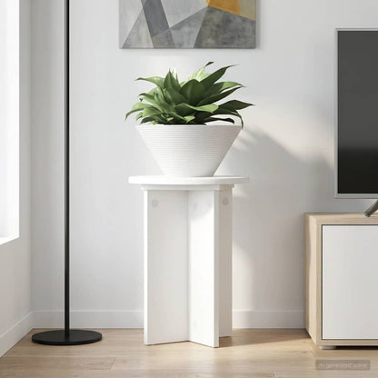 Plantenstandaard 2 Pcs Bewerkt Hout