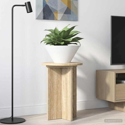 Plantenstandaard 2 Pcs Bewerkt Hout