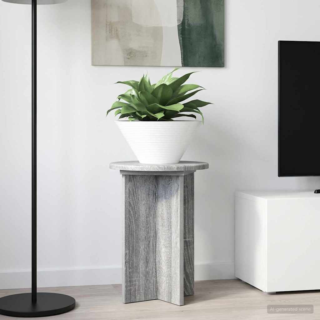 Plantenstandaard 2 Pcs Bewerkt Hout