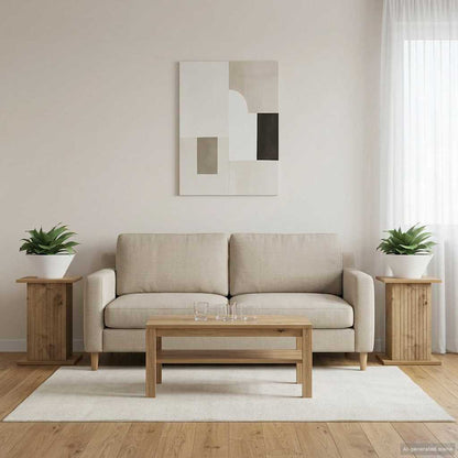 Plantenstandaard Bewerkt Hout