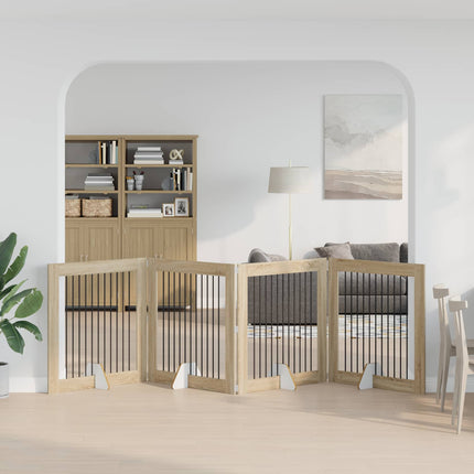 Opvouwbaar Hondenhek Met Standaards 4 St 401 Cm