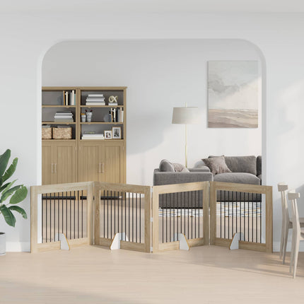 Opvouwbaar Hondenhek Met Standaards 4 St 401 Cm