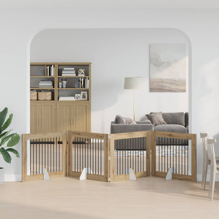 Opvouwbaar Hondenhek Met Standaards 4 St 401 Cm